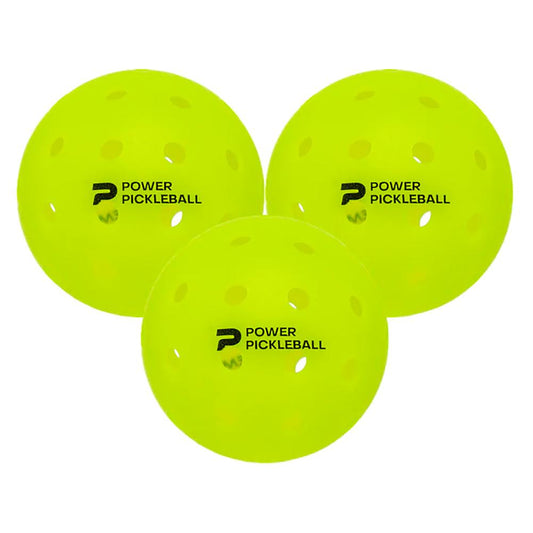 Pelotas - Power 3 Pack Pickleball Balls Neon