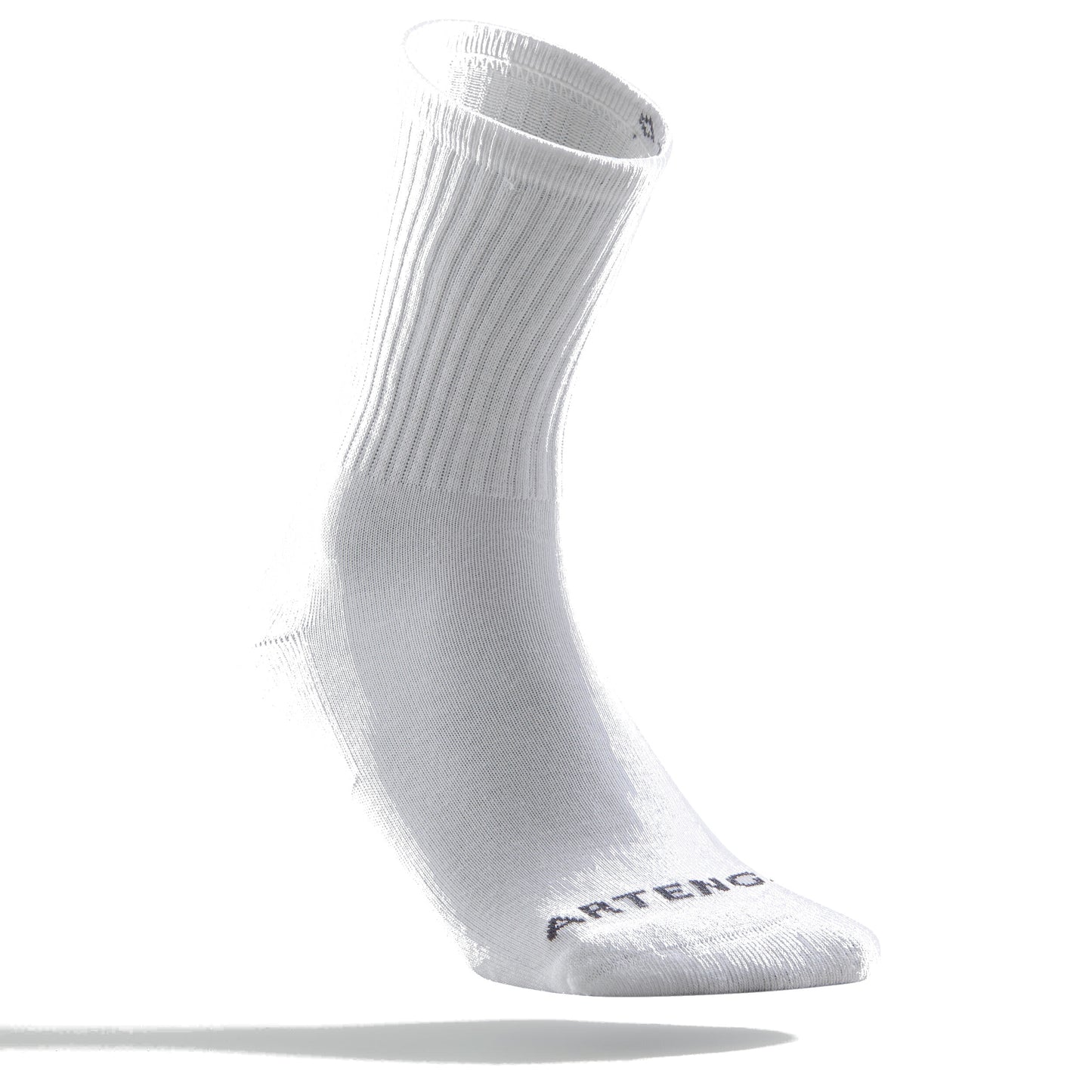 Artengo - Calcetines altos de Tenis/Padel Pack de 3  RS 100 blanco